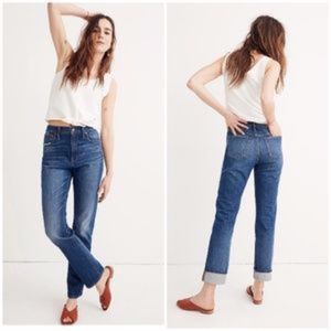 Madewell High Rise Slim Boy Jeans in 27
